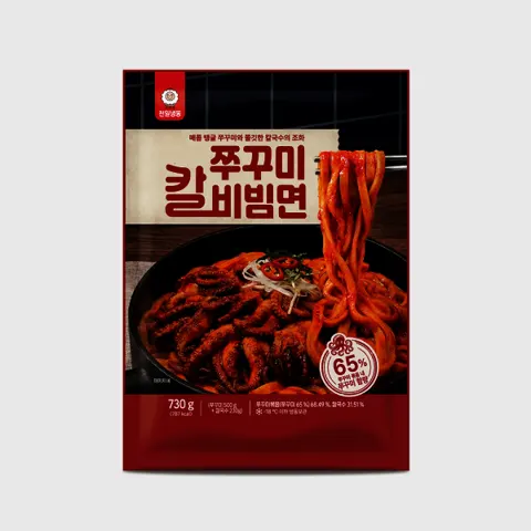 쭈꾸미 칼비빔면 730g (12,960원/무료)
