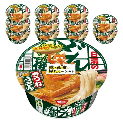 일본직구 닛신 돈베이 키츠네 우동 서일본편, 95g, 12개