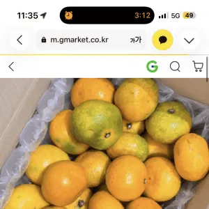 가정용 귤 랜덤과 (2S~2L) 5kg (8,550원 / 무료