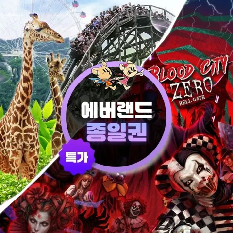 용인 에버랜드 11월 종일권