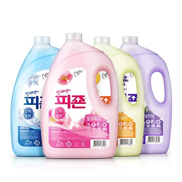 피죤 강력탈취 레귤러 섬유유연제 3100ml 4개