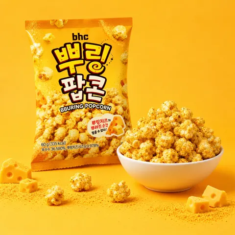 BHC 뿌링팝콘 12봉, 9,400원 (무배)
