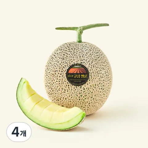 고창 황토밭 머스크멜론(4수 8kg)