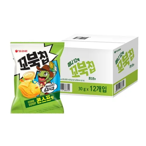 꼬북칩 미니 콘스프맛 30g 12개 5,450원