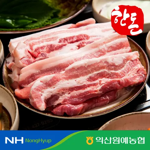 한돈 마블링 삼겹살 600g (14,980원/무료)