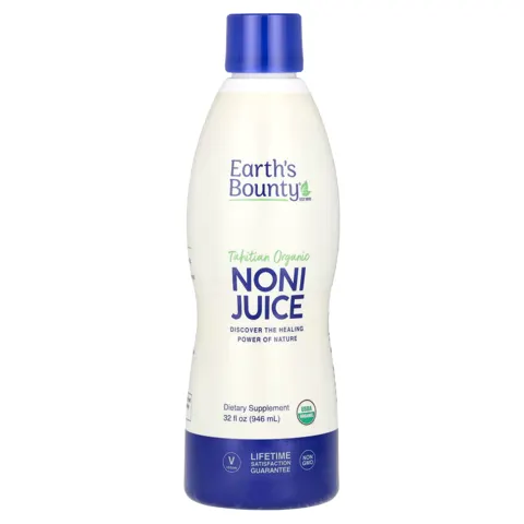 Earth's Bounty (얼스 바운티), 타히티산 유기농 노니즙, 946ml(32fl oz)