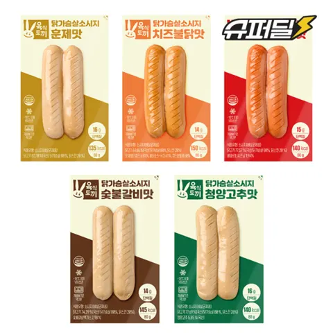 육식토끼 닭가슴살 소시지 80g 30팩 (26,900원/무료)