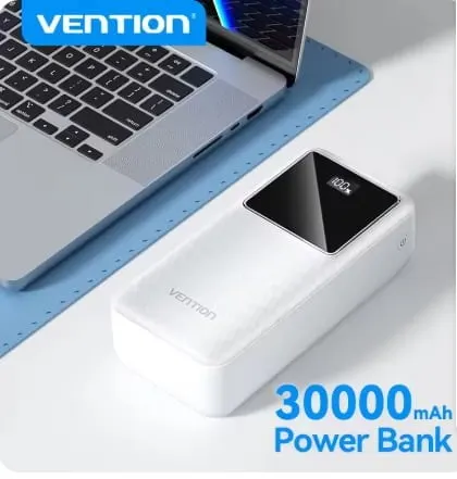 Vention 보조배터리 30000mAh PD 22.5W ($17.32/무료)