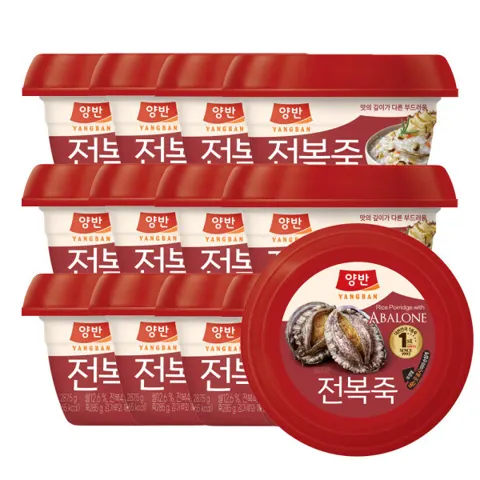동원 양반 전복죽 287.5g 12개 (21,420원/무료)