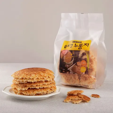 국산쌀 수제 솥뚜껑 누룽지 2kg (40인분) 10610원