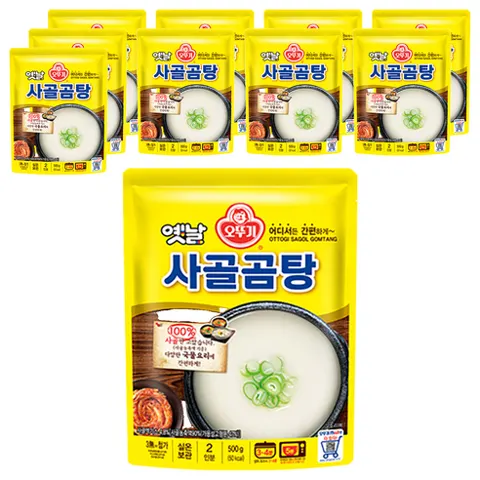 오뚜기 사골곰탕 500g, 10개