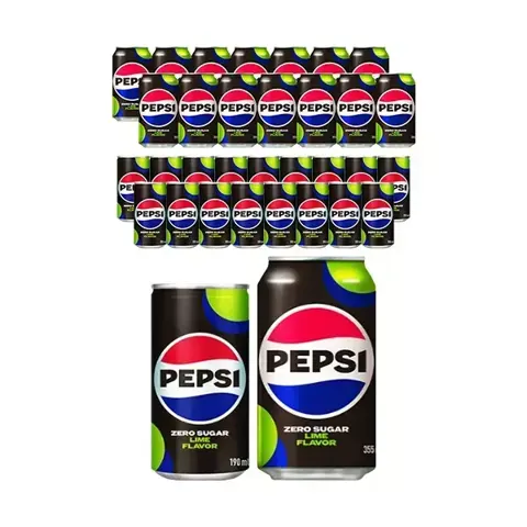 펩시 제로슈거 라임향 올인원팩 (190ml, 18개 + 355ml, 15개) / 티멤버십