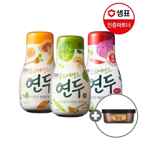 샘표 연두 3종 275ml 2+2개 골라담기+토장/고추장 증정