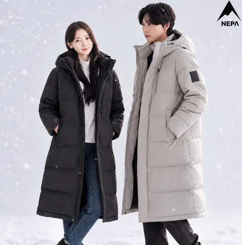 네파 26FW 에센셜 헤비 롱다운 남녀공용 (129,870원/무료배송)