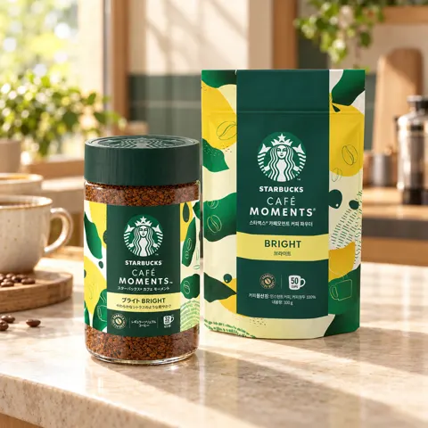 스타벅스 카페모먼트 브라이트 JAR 65g + 파우치형(12,900원/무배)