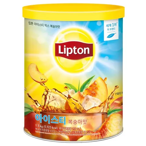 립톤 아이스티 믹스 복숭아맛 1.5kg, 1개
