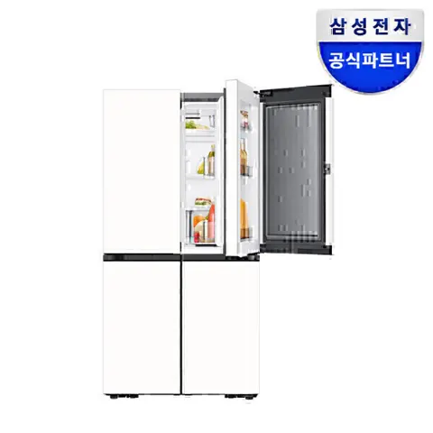 삼성 비스포크 AI 냉장고 4도어 1등급 RM70F90M1ZD 푸드쇼케이스 902L 에센셜 화이트 (2,029,000원/무료)