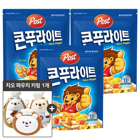 콘푸라이트 600g 3개 +그래놀라 저당렌틸오트 30g 3개 (9,500원/무료)