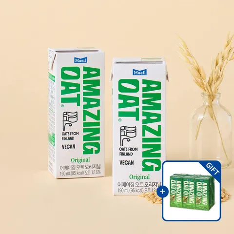 어메이징 오트 오리지널 190ml 24팩+오트말차 6팩 (12,720원/무료)