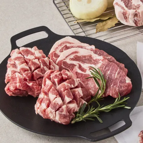 국내산 한돈 돼지목살 수육용 400g (7,900원/네멤무배)