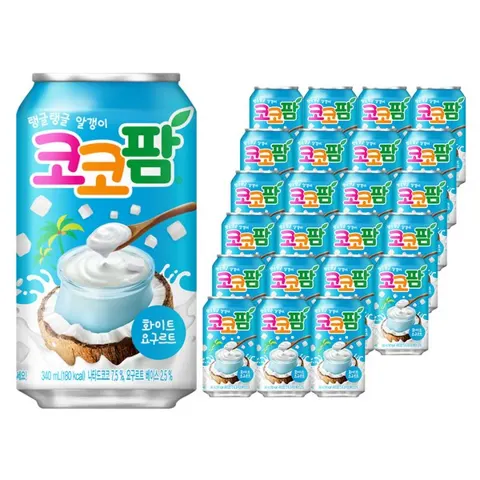 코코팜 화이트 요구르트, 340ml, 24개