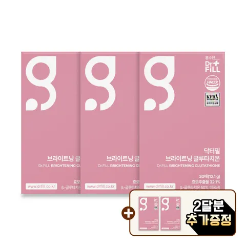(3+2) 닥터필 브라이트닝 글루타치온 필름 30매 x 3케이스 (57,800원/무료)