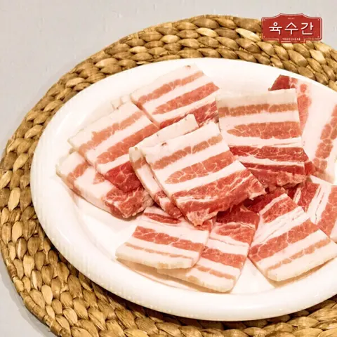 육수간 대패 삼겹살 250g x 8팩 총 2kg (18,960원/무배)