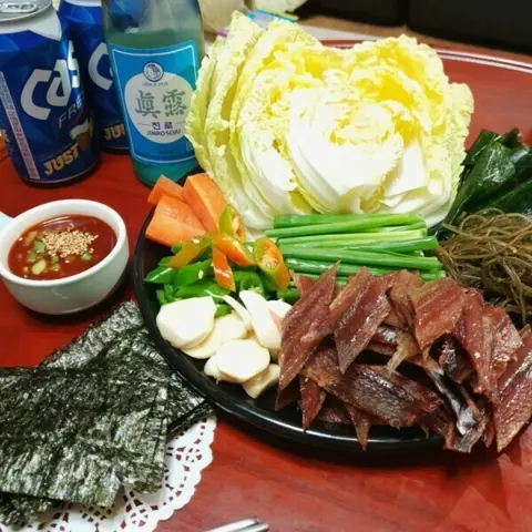 구룡포 과메기 해풍으로 말린 쫀득한 꽁치 5미 10미 선택 야채세트 (17,580원/무배)
