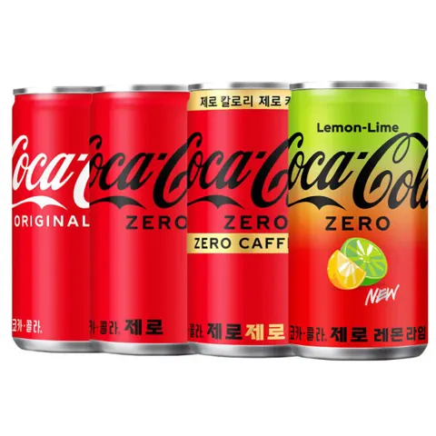 코카콜라 오리지널 + 코카콜라 제로 음료 190ml 모음 60캔 (23,560원/무료)