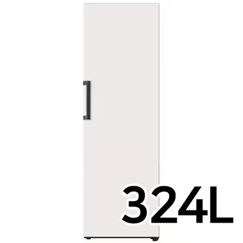 [포토상품평 이벤트] [좌핸들/좌오픈]오브제컬렉션 김치냉장고 스탠드형 Z323MEF (324L, 메탈, 베이지, 1등급)