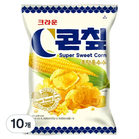 콘칲 초당옥수수, 104g, 10개