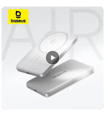 베이스어스 Qi2.2 10000mAh 마그네틱 보조배터리 ($25)무배