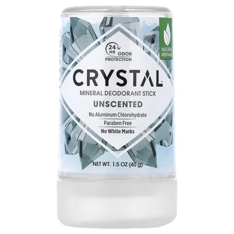 CRYSTAL (크리스탈), 미네랄 데오드란트 스틱, 무향, 40g(1.5oz)
