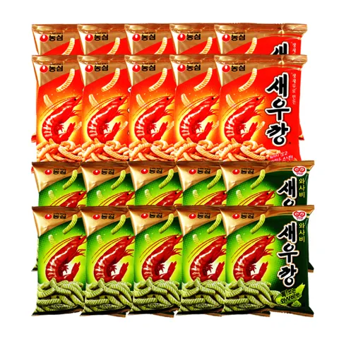 농심 새우깡 10봉 + 와사비새우깡 10봉