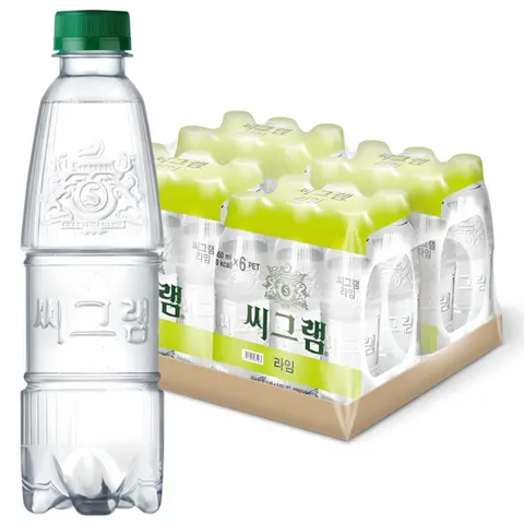 씨그램 라임 무라벨 350ml 24개