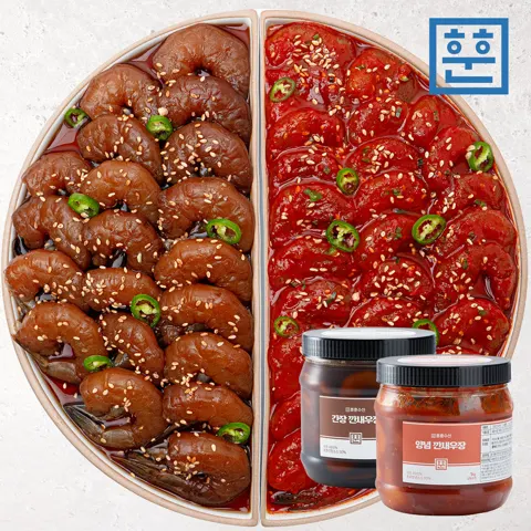 깐새우장 간장/양념 1kg 17,450원 (무배)