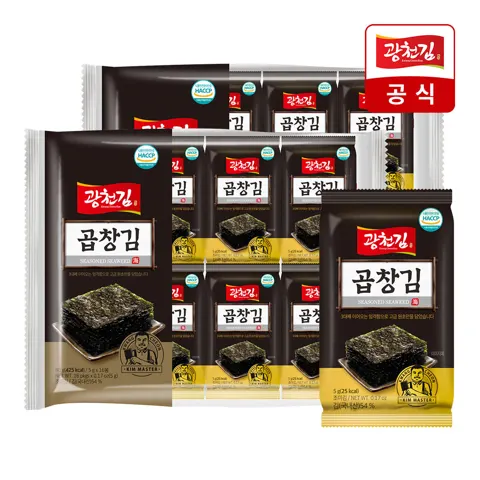 광천김 곱창김 도시락김 5g 32개 10,920원