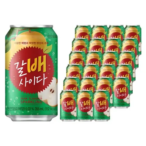 해태htb 갈배사이다, 355ml, 24개