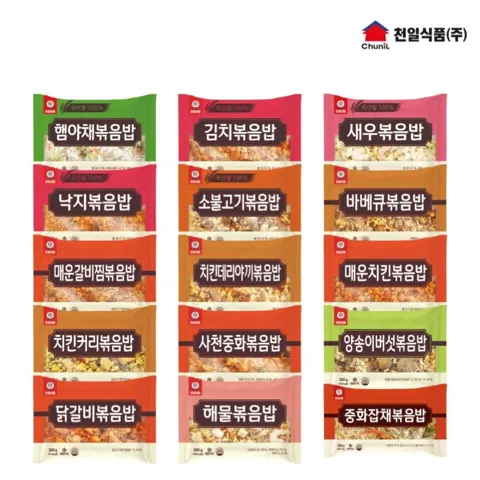 천일식품 햄야채볶음밥 300g 5+5봉 (15,740원/무료)