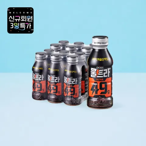 하이뮨 울트라 49g 블랙초코 400ml X 12개 15,840원 [신규회원 70%쿠폰]