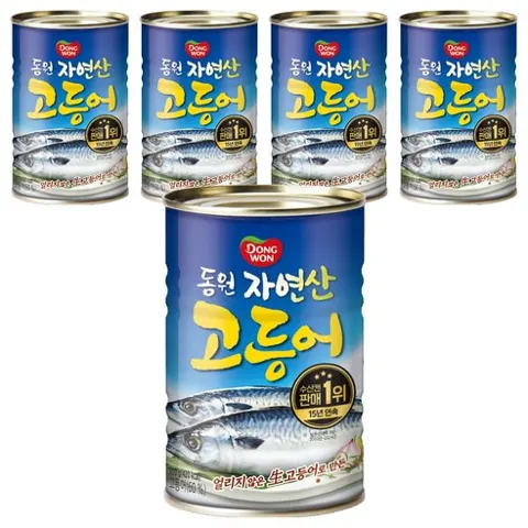 동원 고등어통조림 300g 5개