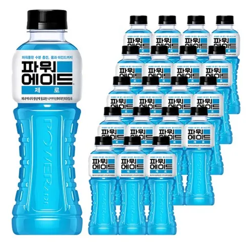 파워에이드 제로, 600ml, 20개