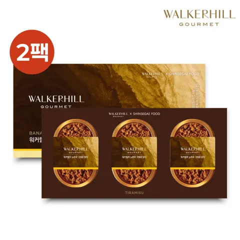 워커힐 고메 바나나 티라미수 360g (120g X 3ea) 2개 (22,880원/무배)