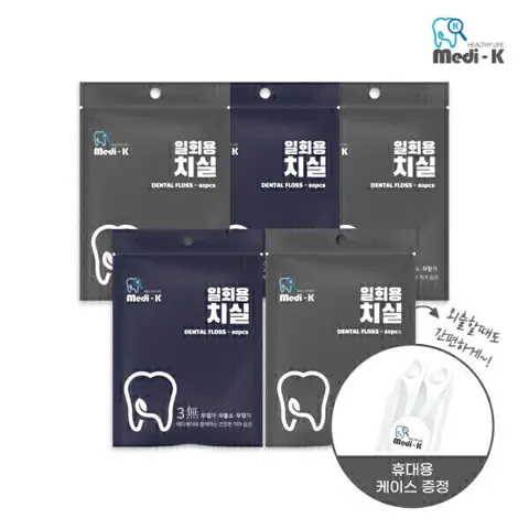 일회용치실 치간칫솔 80p x 5 총 400p +케이스 증정 8,330원