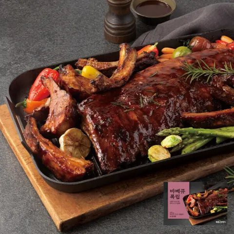바베큐폭립 400g x2팩 19,680원 (무료)