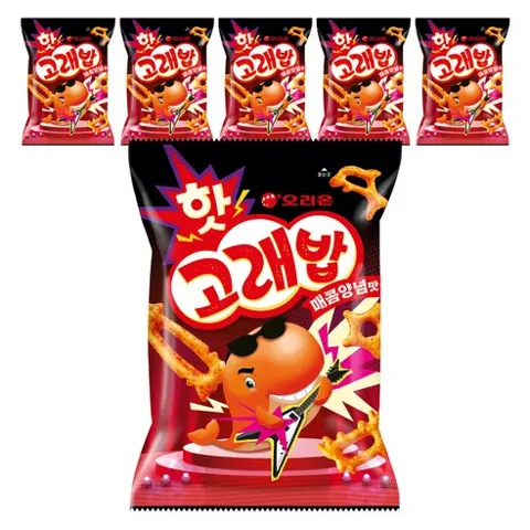 오리온 핫 고래밥 매콤양념맛, 56g, 6개