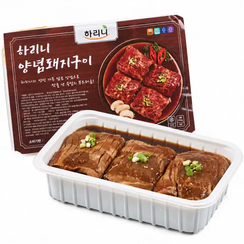 하리니 양념 돼지갈비 1.2kg 30% 할인 21,000원